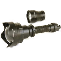 Wolf Eyes Seal HIGH INTENSITY LED  - 500 metres - 2 heads - tapeswitch tailcap + SEAL PICATINNY RAIL MOUNT $304