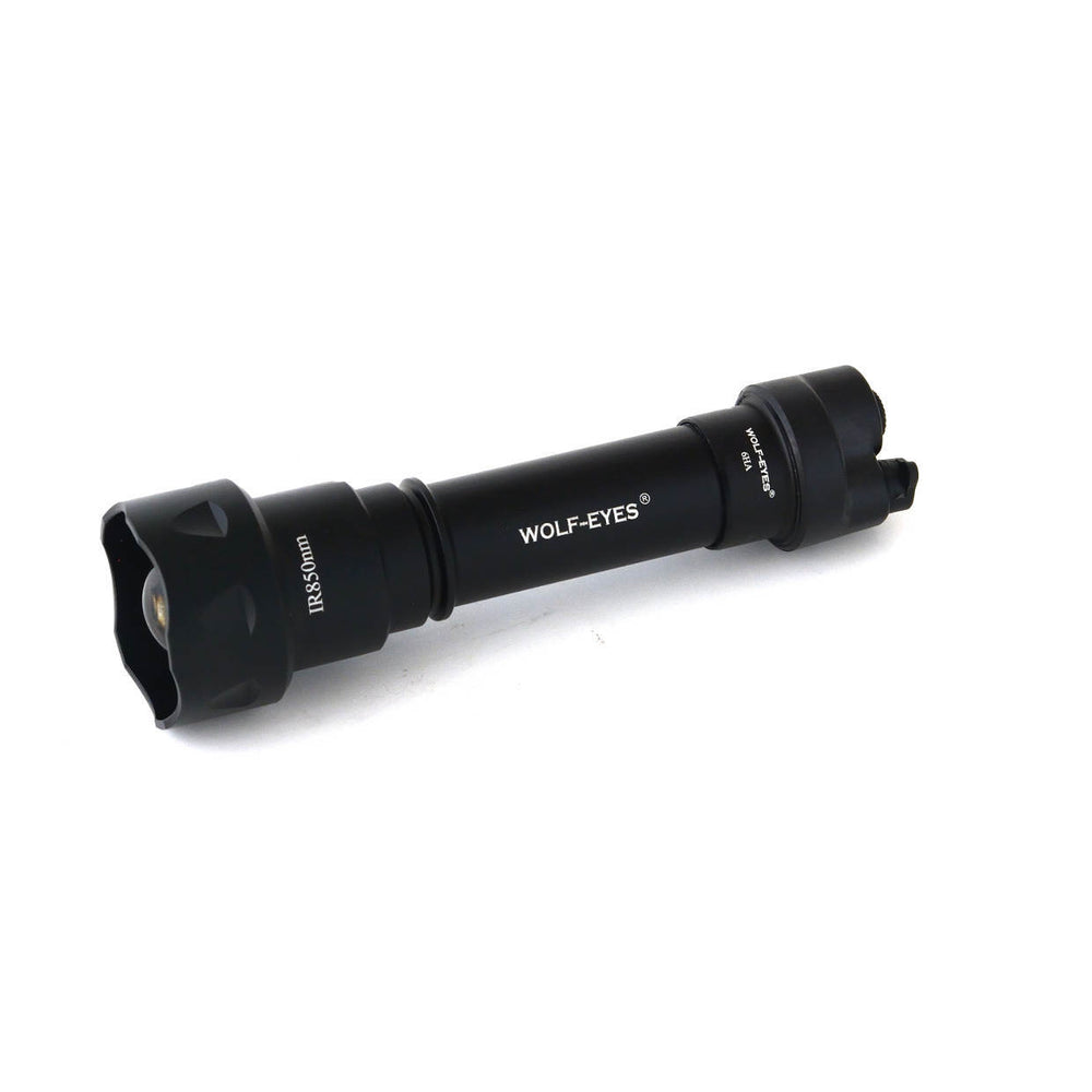 Black compact NiteHunter IR Infra Red LED torch.