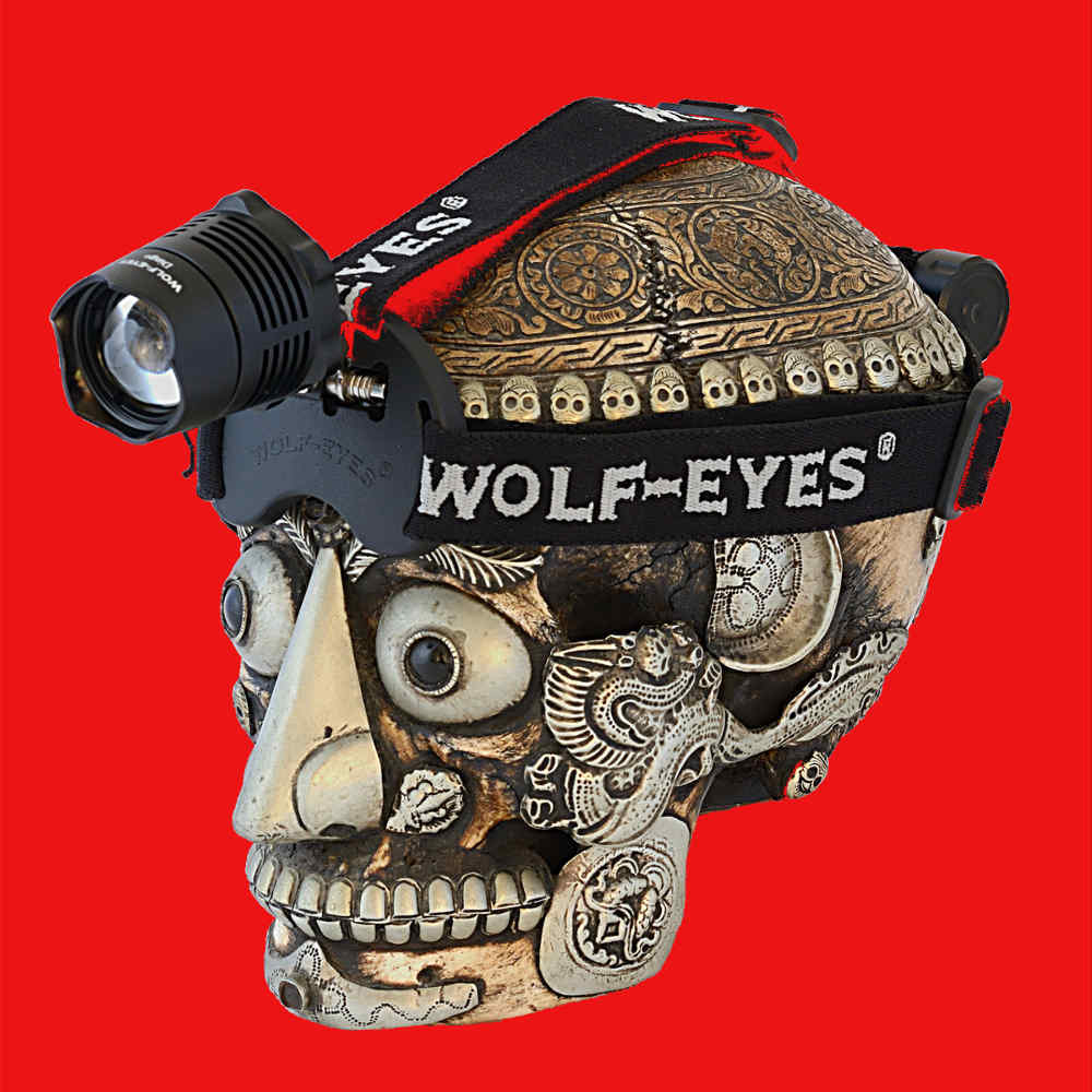 Strong RED output headlamp, great for animal rescue, dealing with horses and livestock.