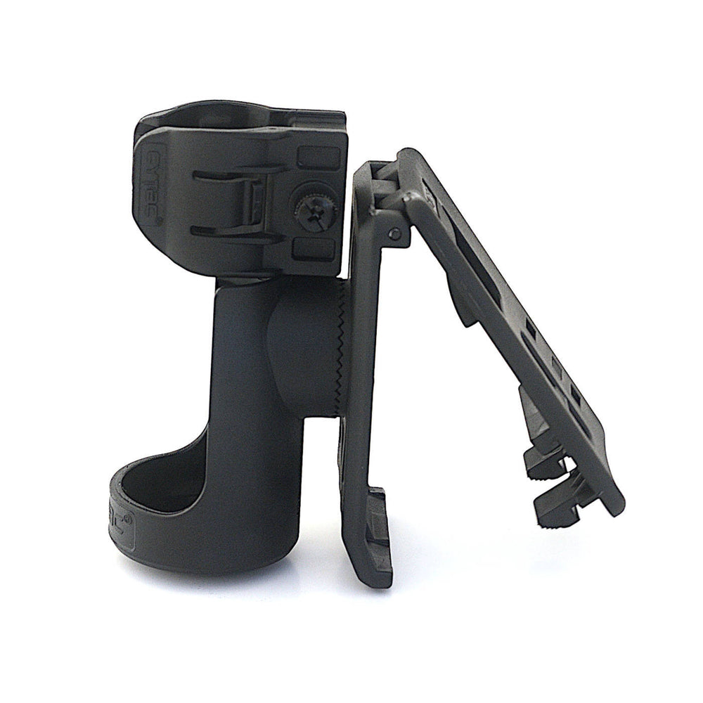 Tactical Polymer Holster - Sn1per Series Fit with adjustable belt clip and 360-degree rotation for secure torch carrying.