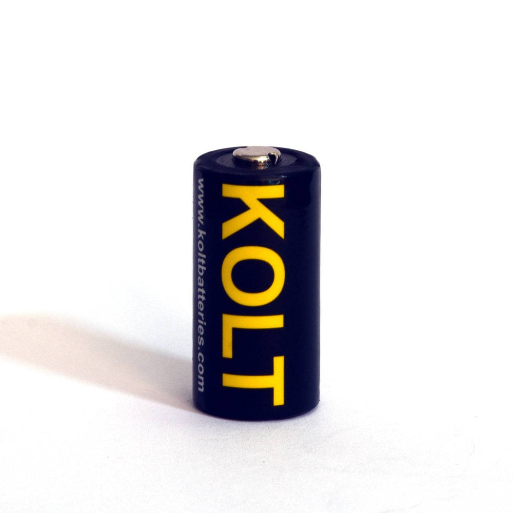 Cr123A batteries by Kolt - High Capacity single use