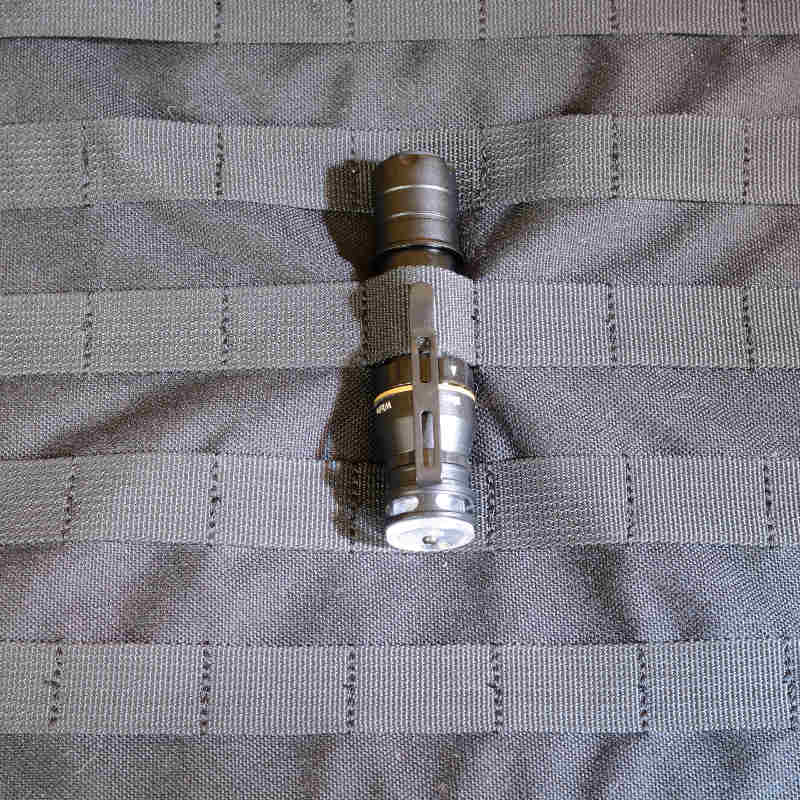 Molle mountable torch for checking documents or licenses for Police & Security work 