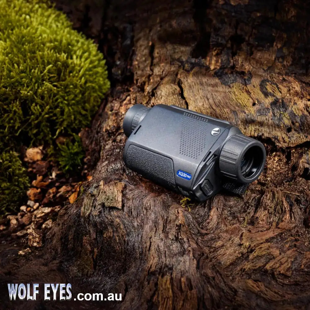 Pulsar Axion XQ30 Pro thermal monocular on beautiful tree