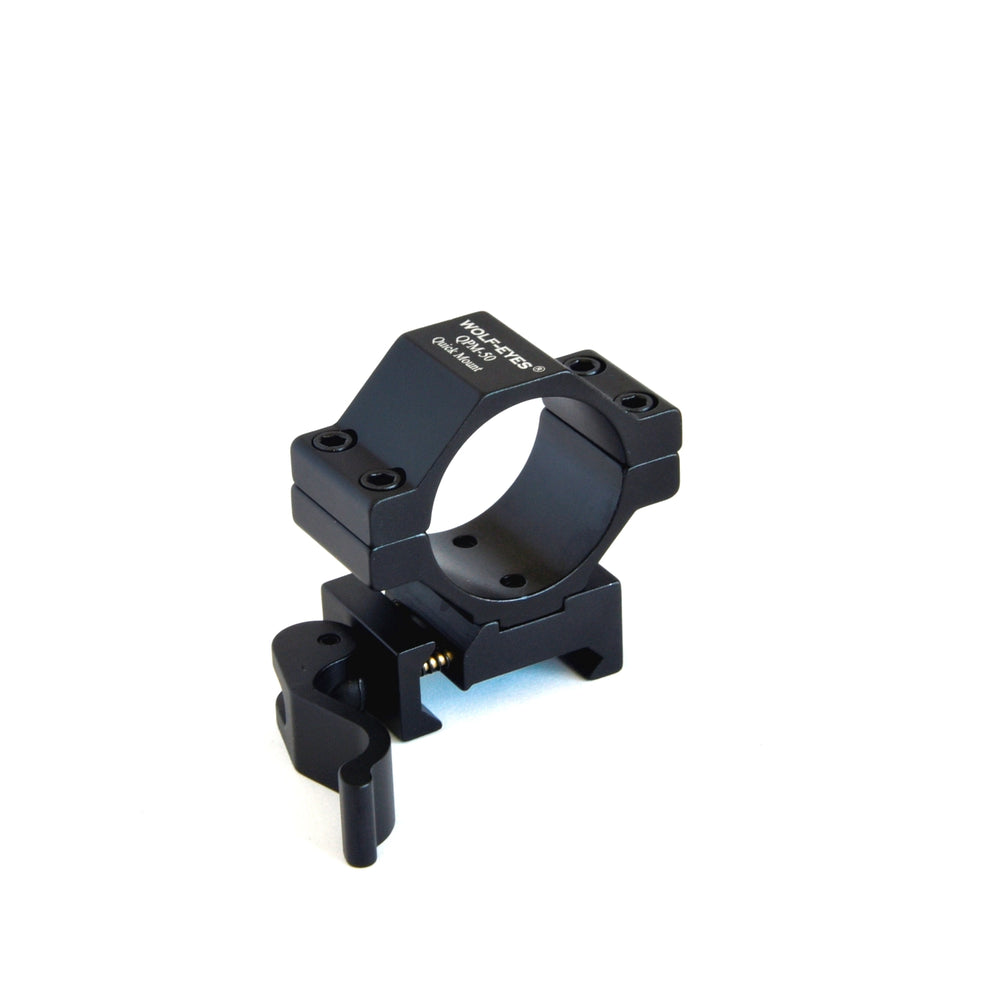 Flashlight Picatinny Rail Mount Quick Release Lever, black in colour on a white background for Australia