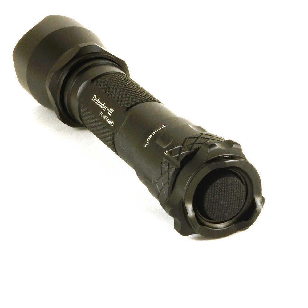 Wolf Eyes Defender III adjustable beam flashlight
