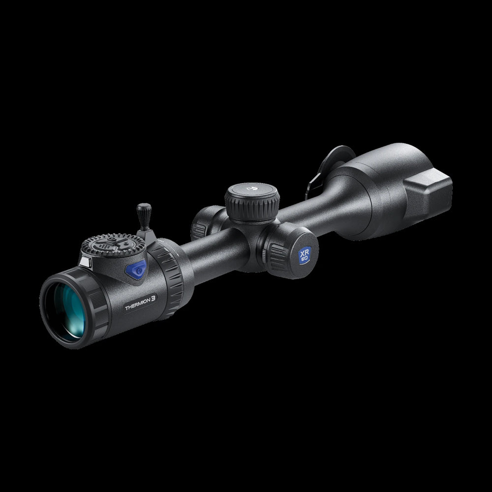 Pulsar Thermion3 XR60 LRF thermal scope Australia showing buttons and controls including zoom joystick Sydney Melbourne Brisbane Perth