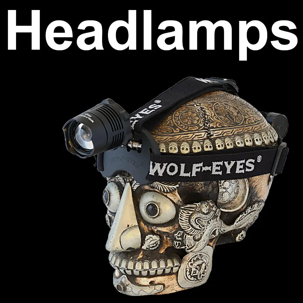 Wolf Eyes LED rechargeable headlamps