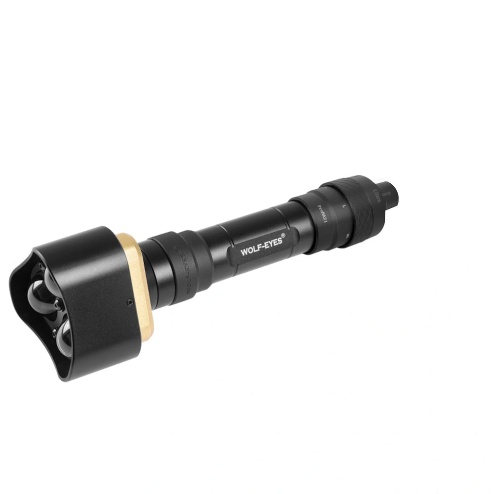 Wolf Eyes OWL led torch with adjustable beam and doesn't dim