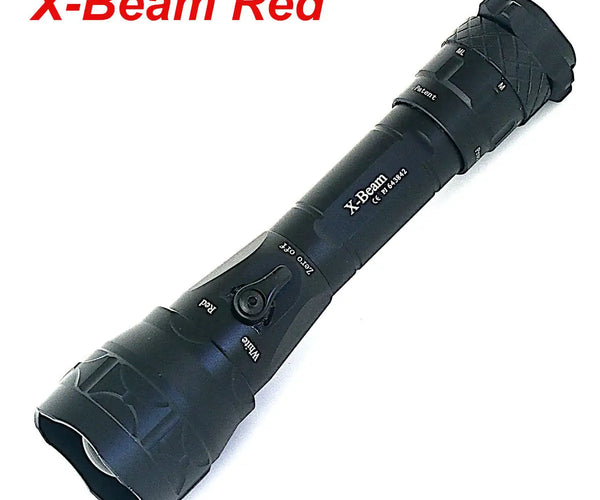 X-Beam Red Torch - Adjustable Dual LED | Wildlife Observation – Wolf Eyes
