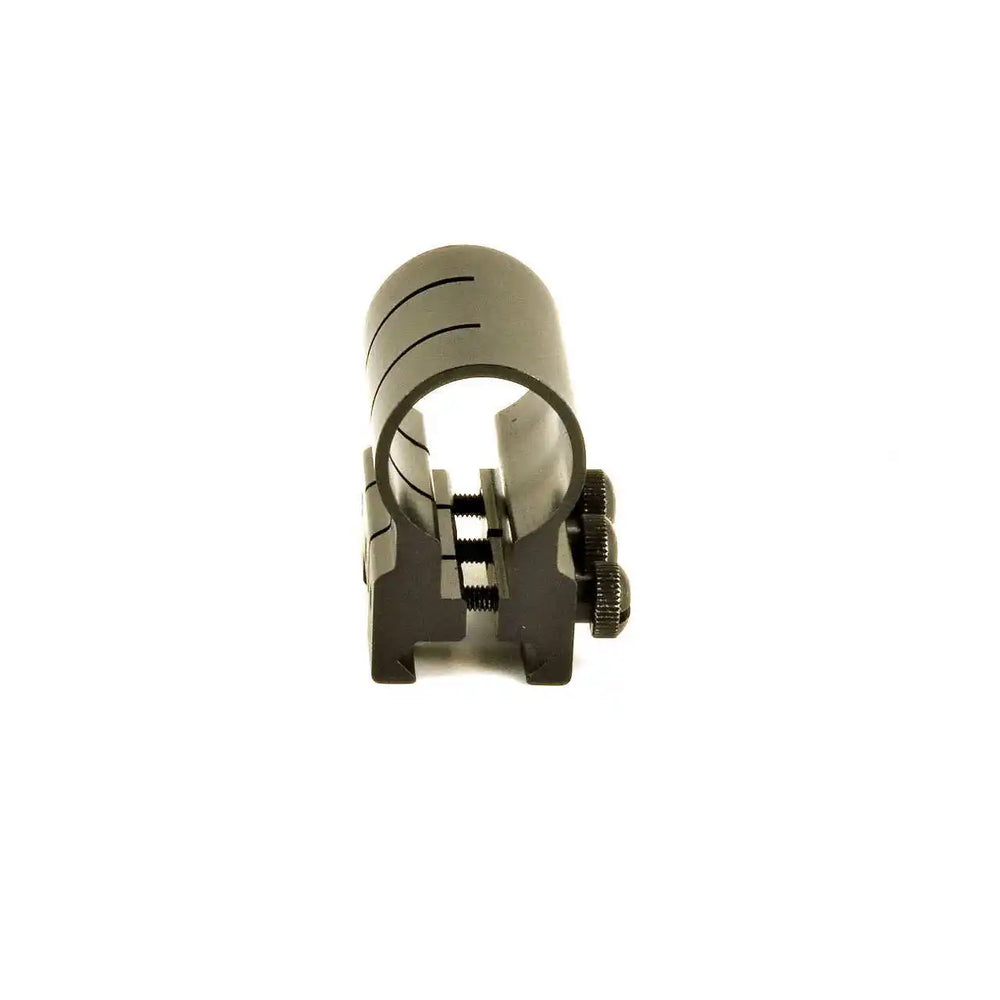 Seal Picatinny Rail Mount for LED  torch with dual screw clamp design. Ideal flashlight accessory for tactical rail mounting systems.